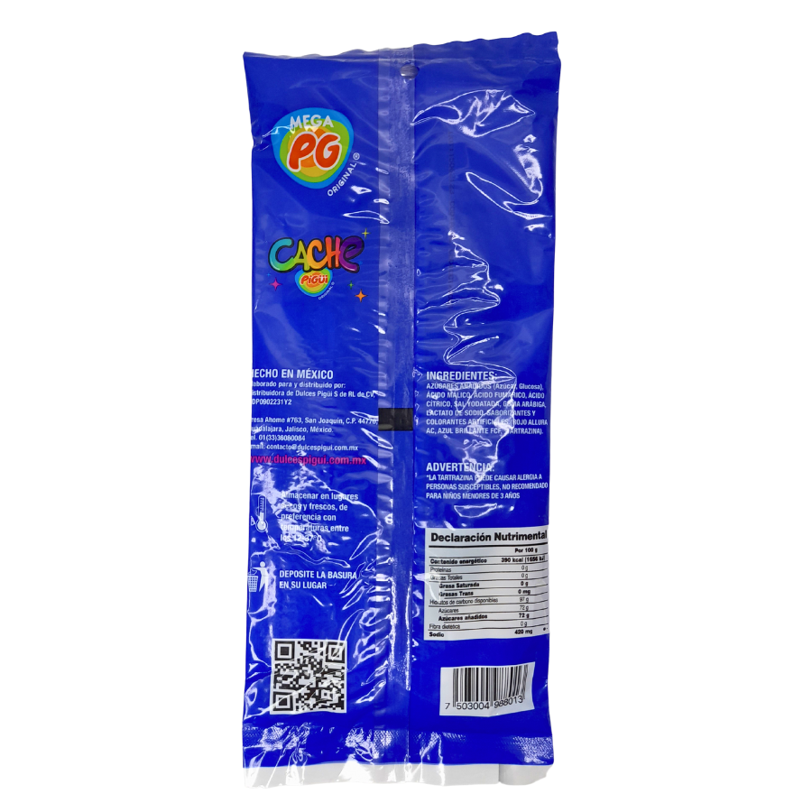 caramelo suave cachetada de sabores frutales cachepigüi