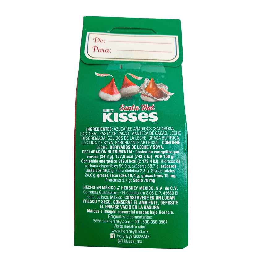 Hershey’s Kisses Regalo Navideño 34.2gr