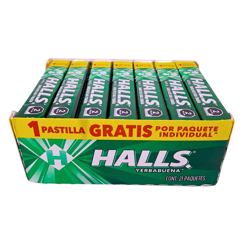 Adams Halls Mega Yerbabuena 21 Piezas