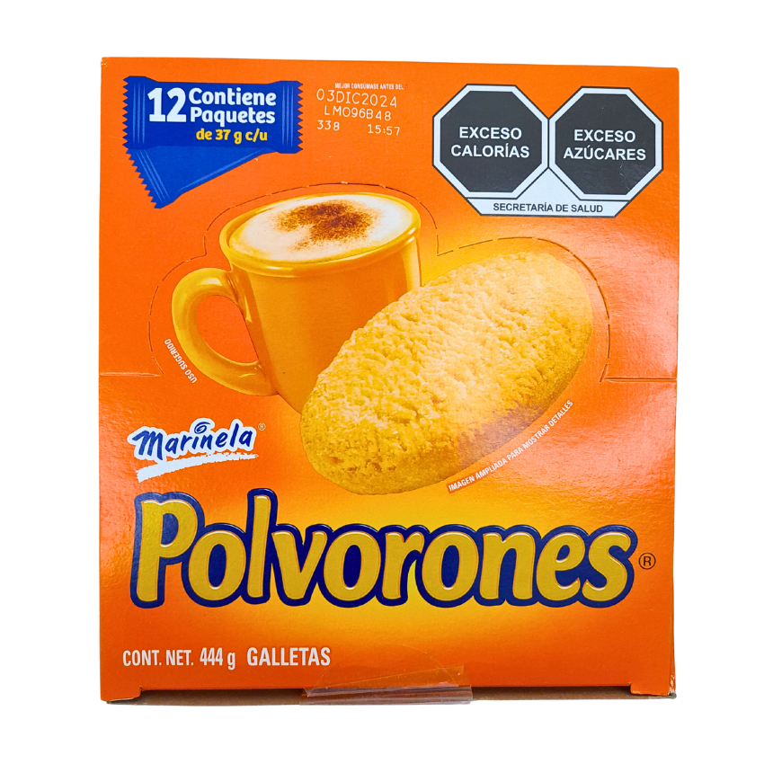 Marinela Galleta Polvorones 37gr 12 Piezas