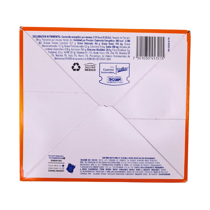 Marinela Galleta Polvorones 37gr 12 Piezas