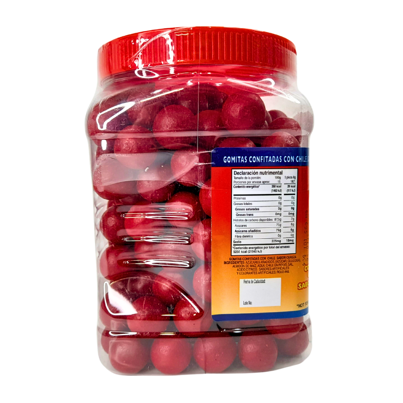 gomita de grenetina confitada con chile sabor cereza chilibolitas karla