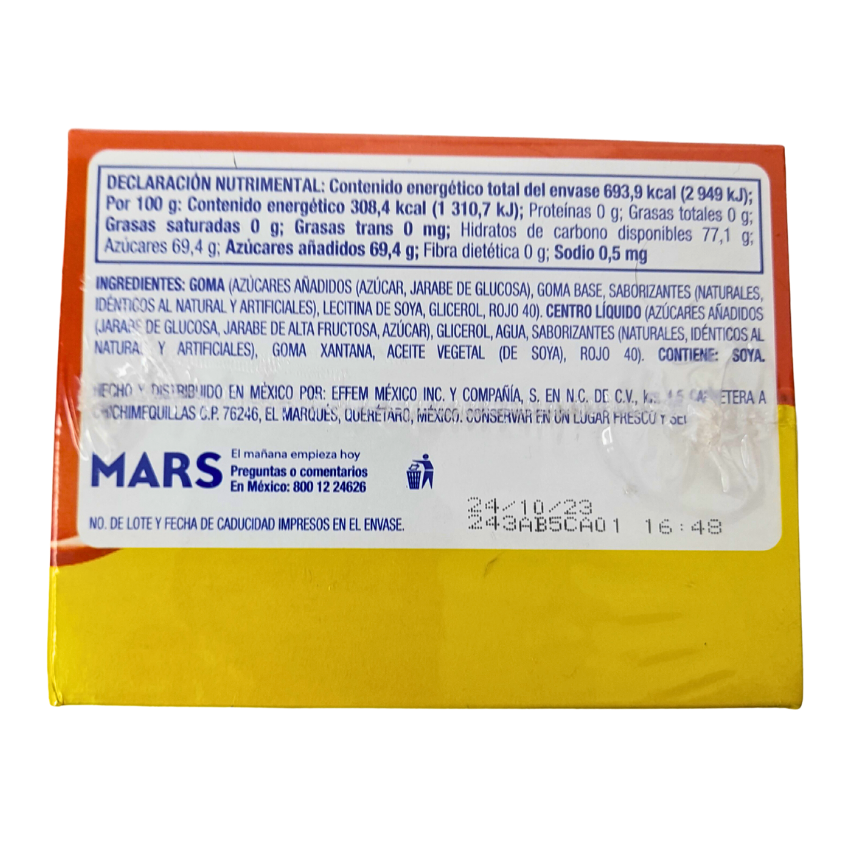 Mars Wrigleys Hubba Bubba Bubble Splash Fresa 45 Piezas