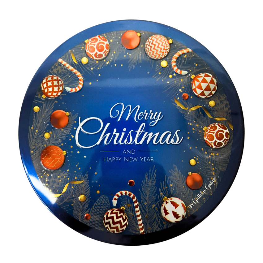 Galletas Navideñas Mantequilla Fina Gaby Estuche Metálico 230gr