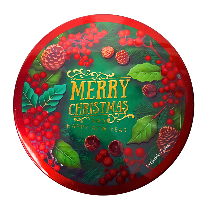 Galletas Navideñas Mantequilla Fina Gaby Estuche Metálico 230gr