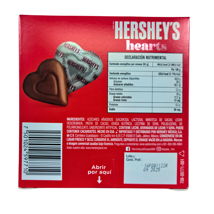 Hershey´s Chocolates Hearts 95g