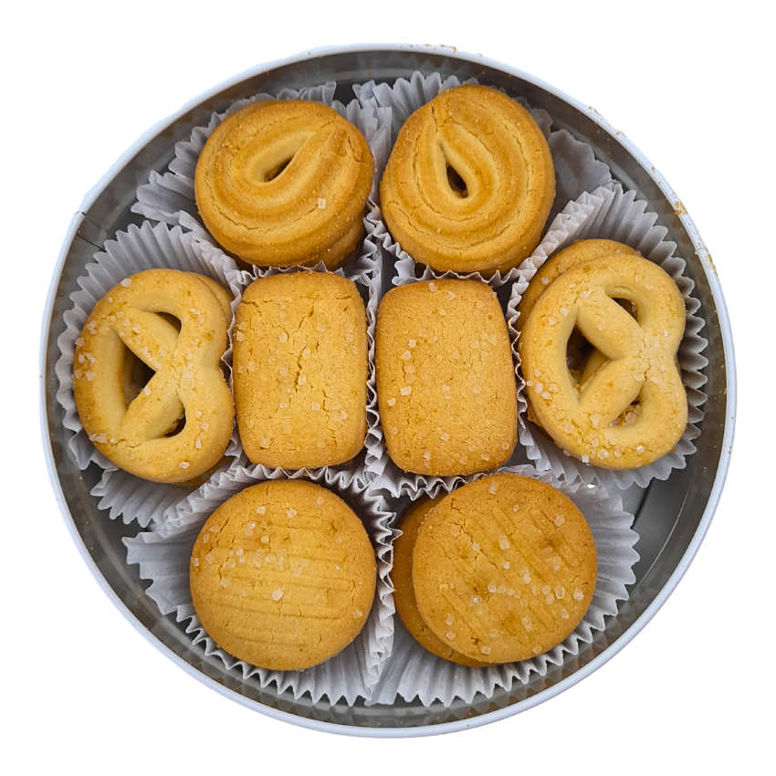 Galletas Navideñas Mantequilla Fina Gaby Estuche Metálico 230gr