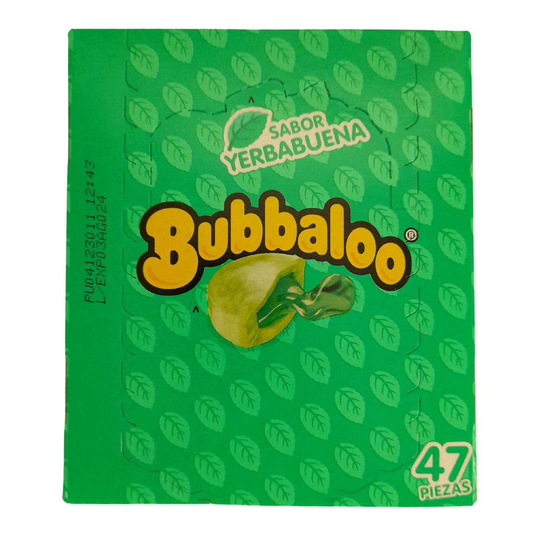 Chicle Bubbaloo Yerbabuena Adams Dulcerías Y Abarroteras Vázquez 6385