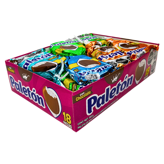 Paletón Bombón con Chocolate La Corona 18pz