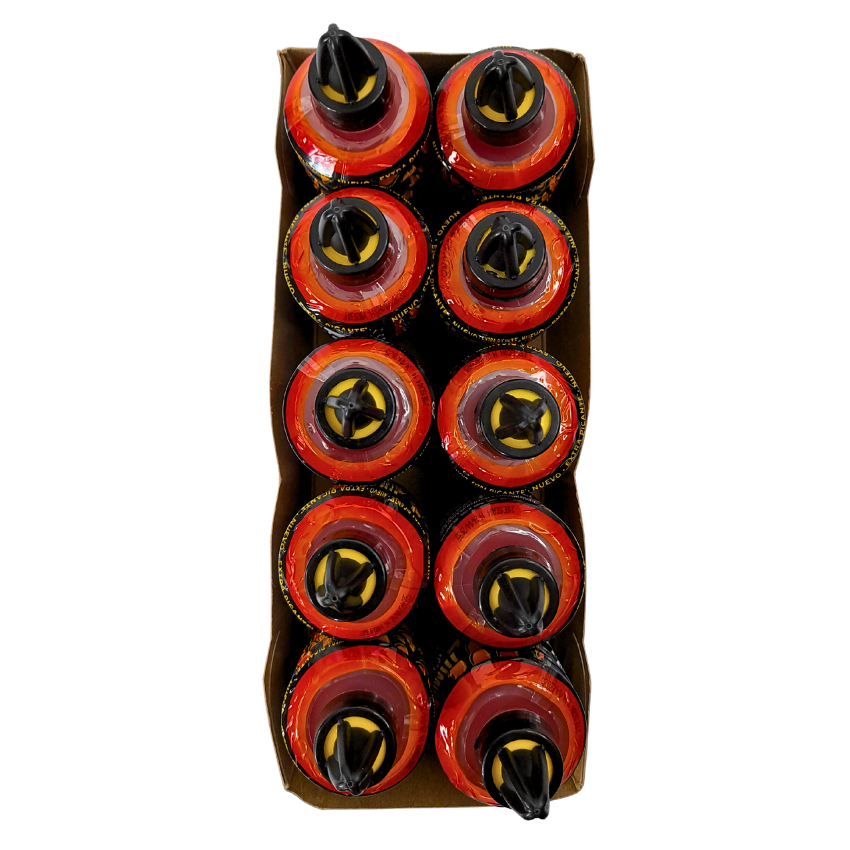 Mars Lucas Gusano Fuego 10 Piezas