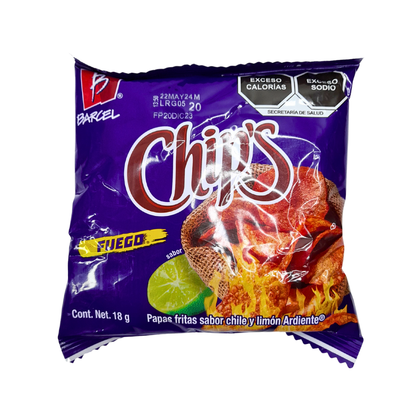 Barcel Chips Fuego Mini 25pz