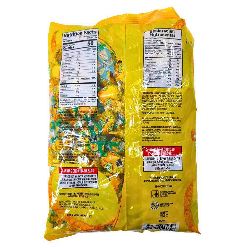 Caramelo Relleno Piñita de la Rosa 500gr