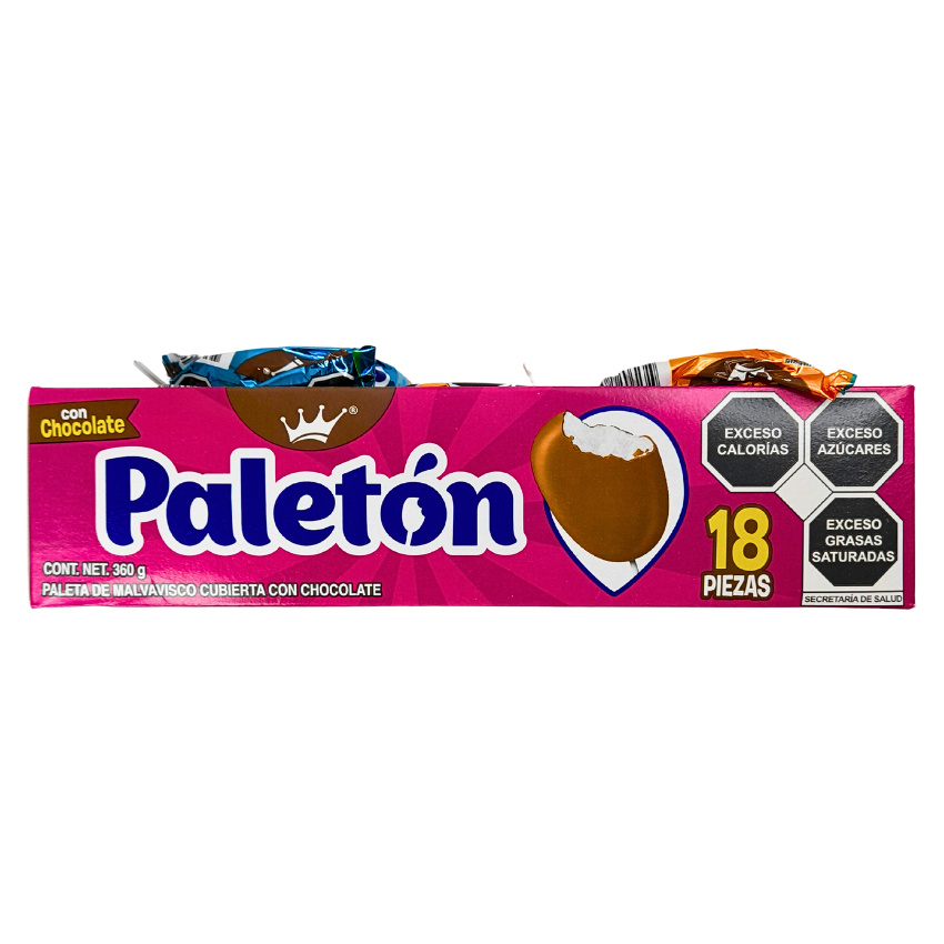 Paletón Bombón con Chocolate La Corona 18pz