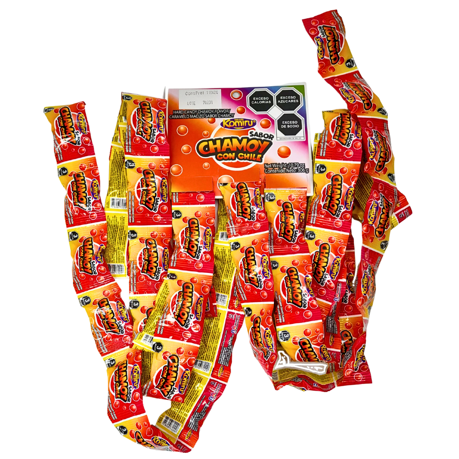 caramelo macizo sabor chamoy komiru