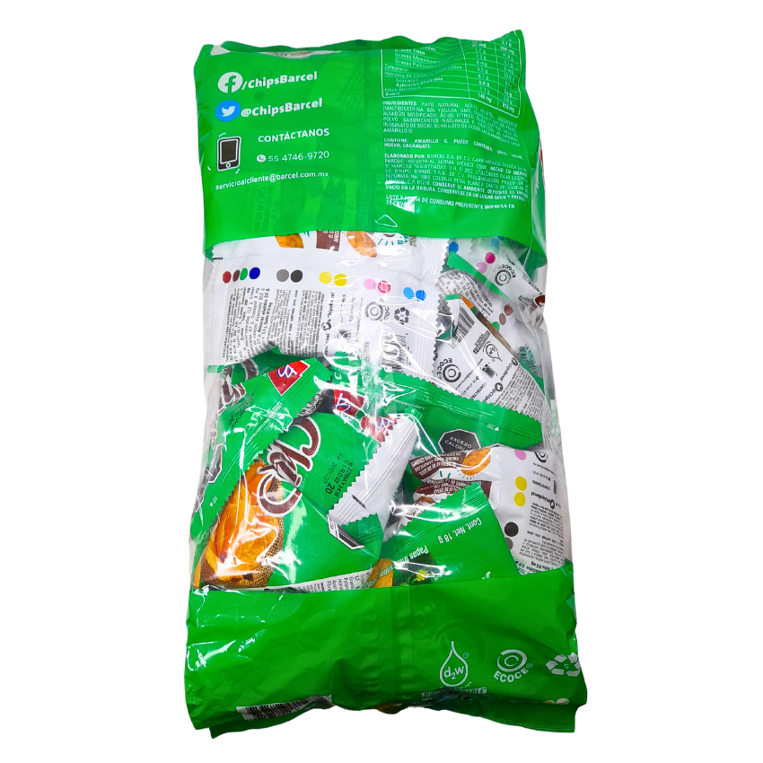 Barcel Chips Jalapeño Pack 25 Piezas