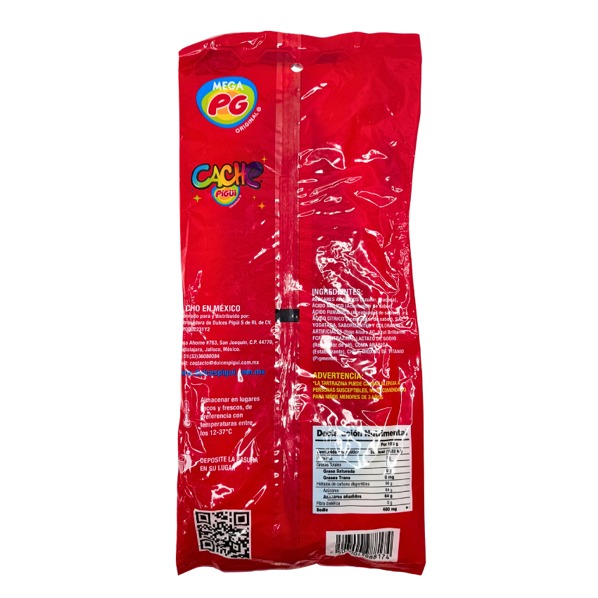 Pigüi Cachetada Caramelo Doblex Picante 20pz
