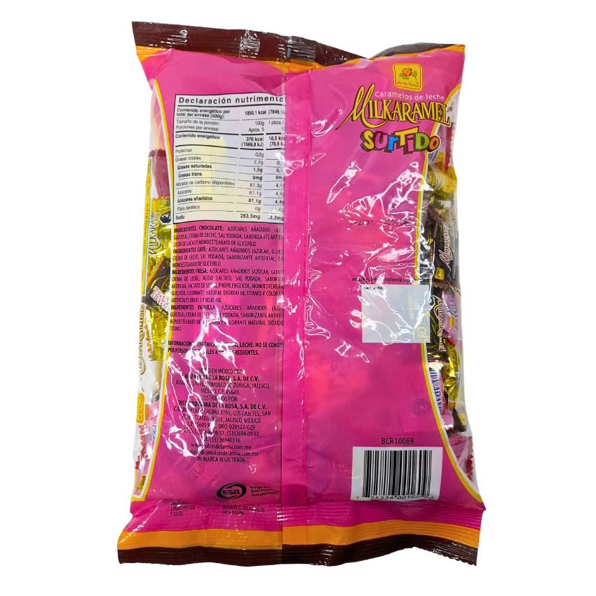Caramelo Milkaramel Surtido de la Rosa 500gr