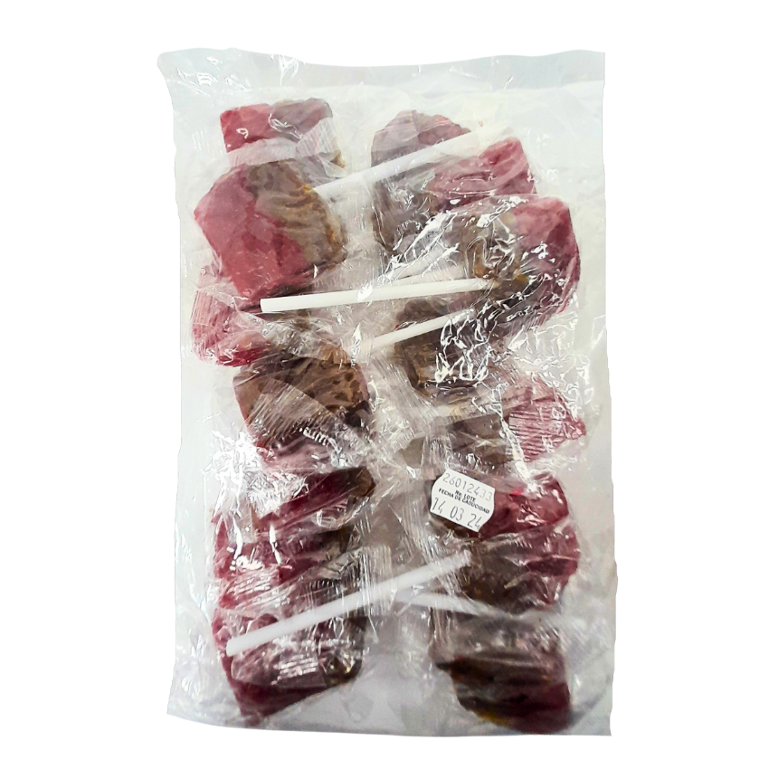 paleta de caramelo macizo artesanal sabor sandía el carnal