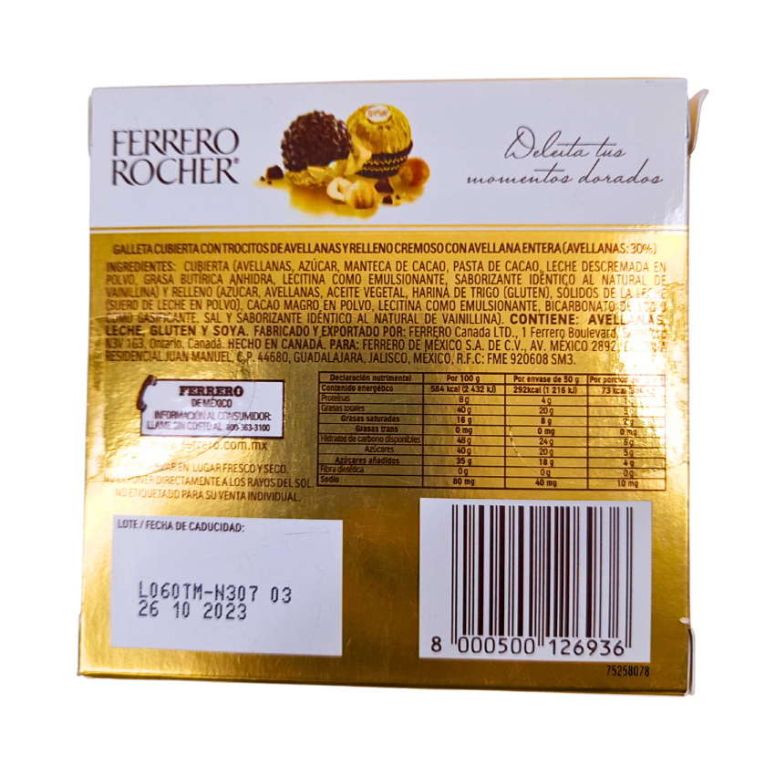 Ferrero Rocher Caja 4 Piezas