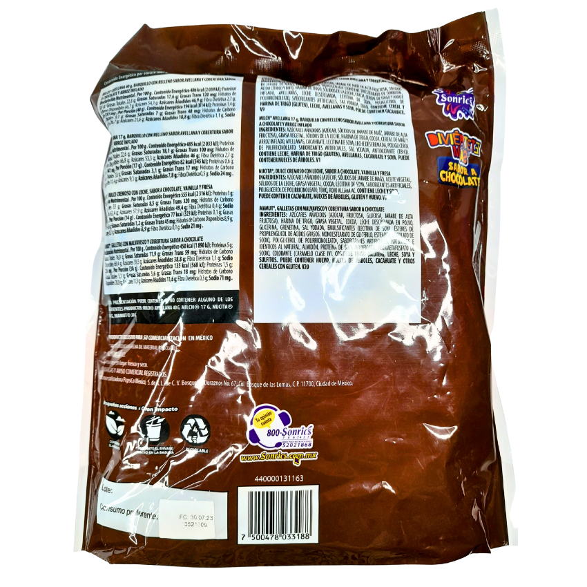 Sonric’s Surtido Piñatero Chocolate 607gr