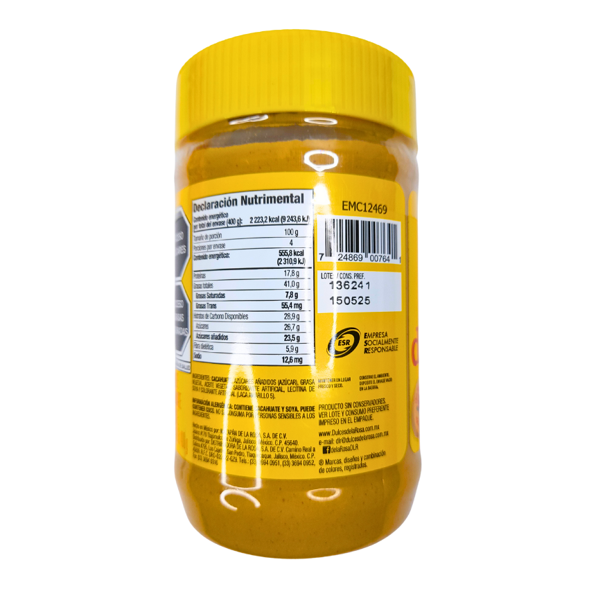 De la Rosa Crema Mazapán Untable 400gr