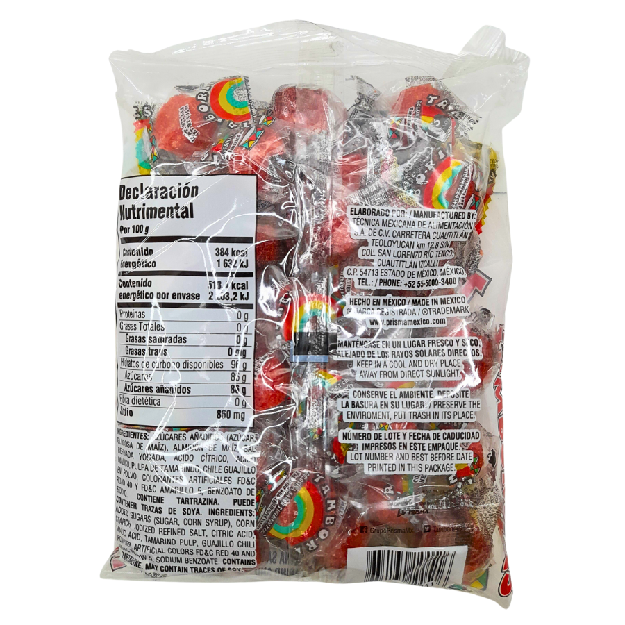 caramelo sabor tamarindo enchilado tamborines