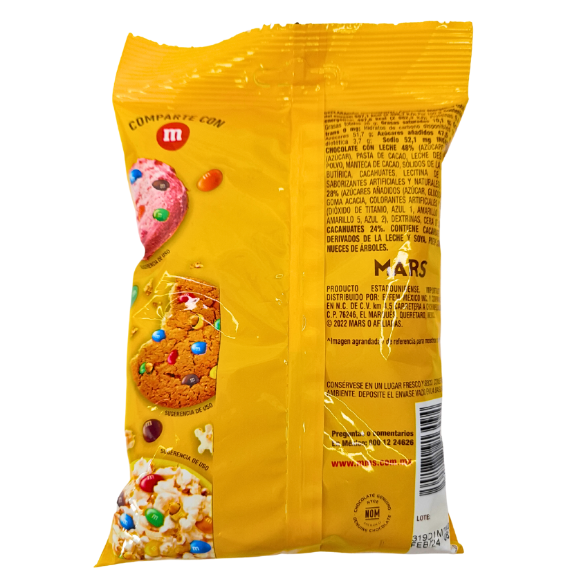 Mars M&Ms Cacahuate Sobre 120gr