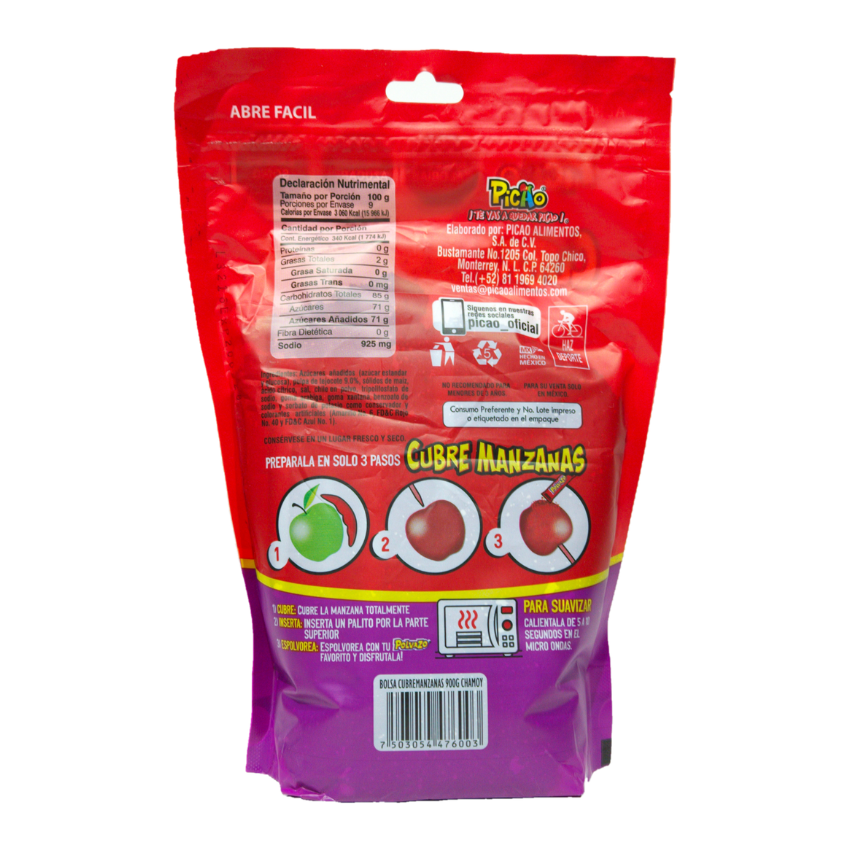 Picao Cubre Manzanas Chamoy 900gr