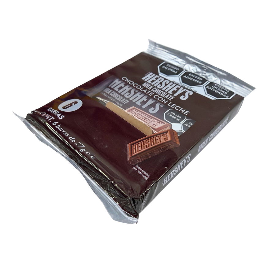 Hershey's Barra Chocolate con Leche 6pz