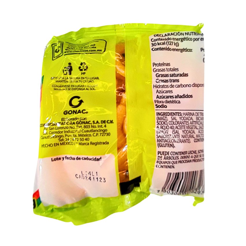 Gonac Botana Donitas Sal y Limón Tamaño Personal 25pz