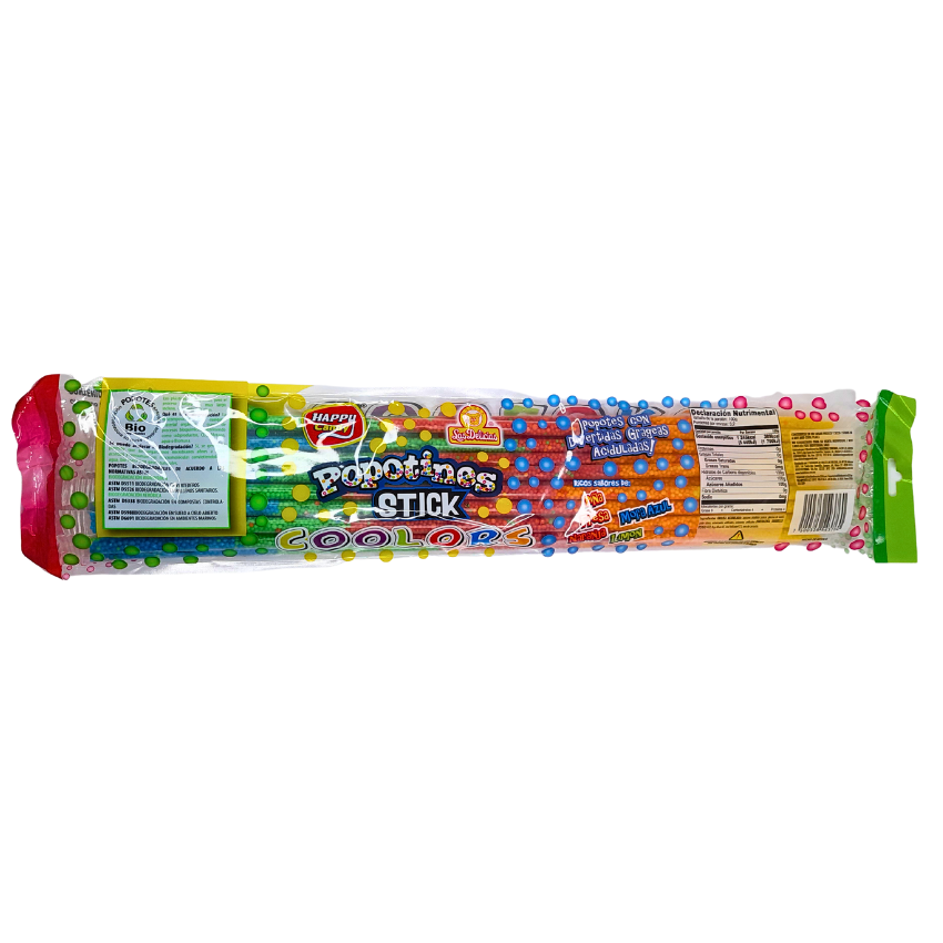 Delicias Popotines Stick Jumbo 20 Piezas