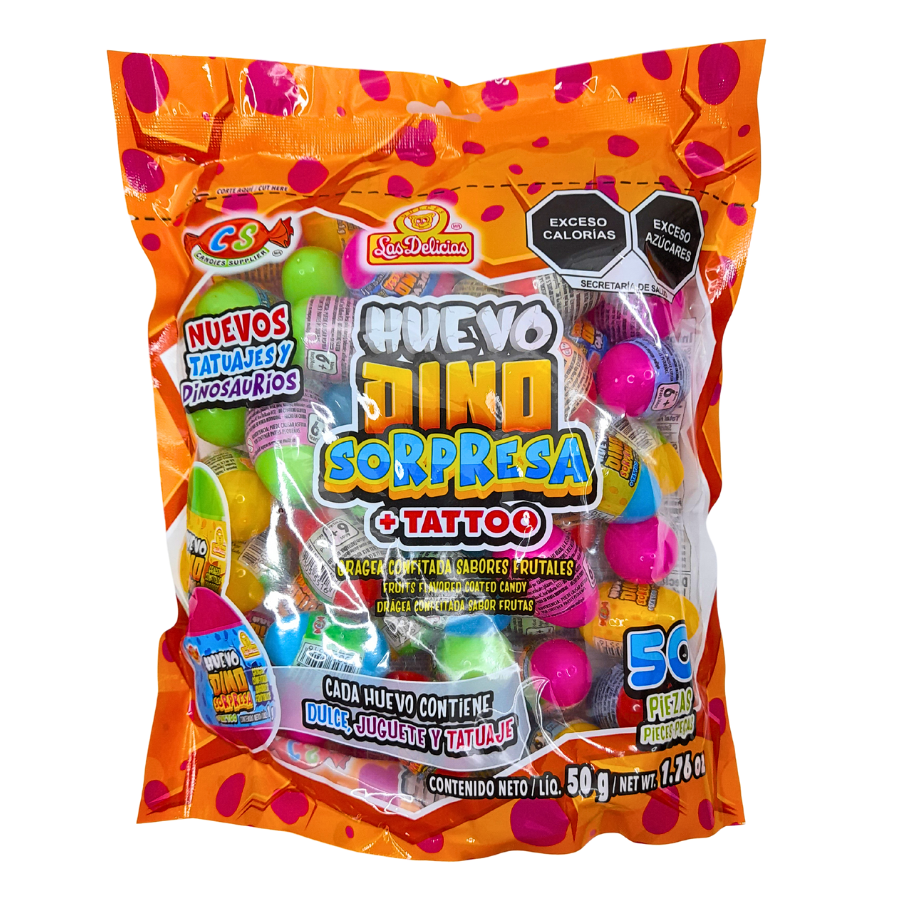 Huevo Dino Sorpresa 50p Las Delicias Dulcer as Abarroteras