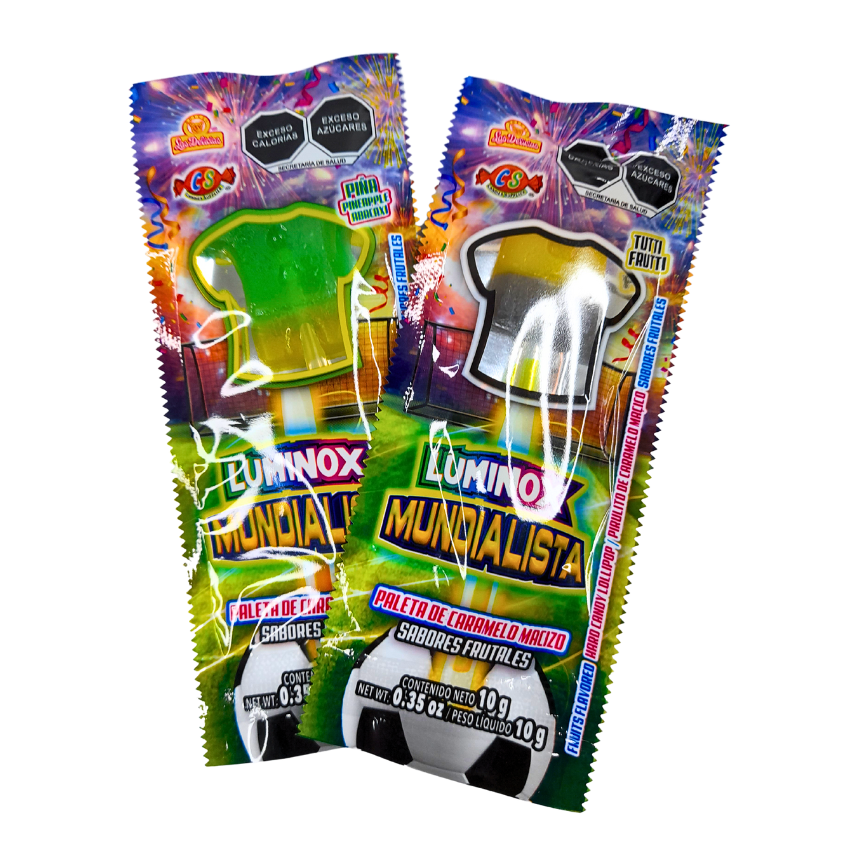 Delicias Paleta Luminox Mundialista 24 Piezas