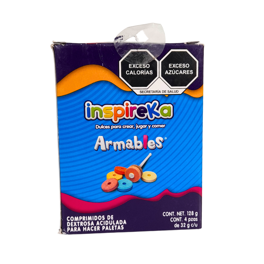 Sonric´s Inspireka Dulce y Juguete Armables 4pz 128g