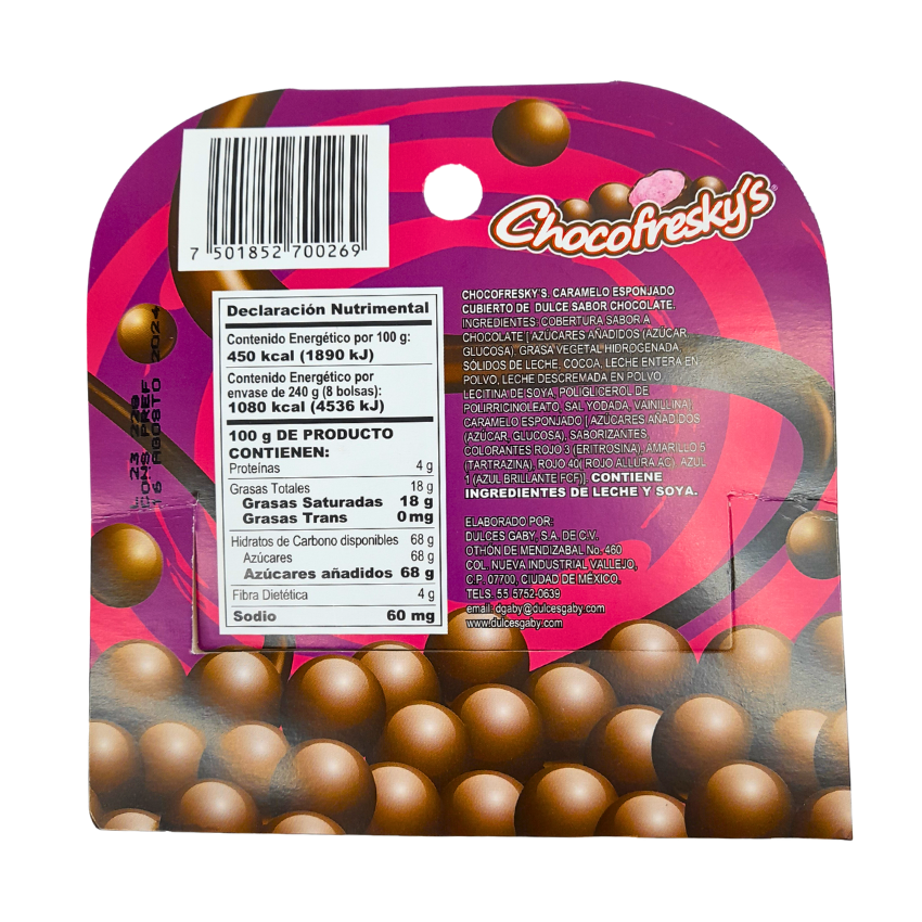 TM Chocofreskys Sobre Tira 8pz