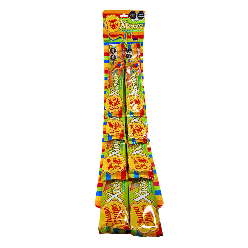 Chupa Chups Xtremes Aciditos Tira 8pz