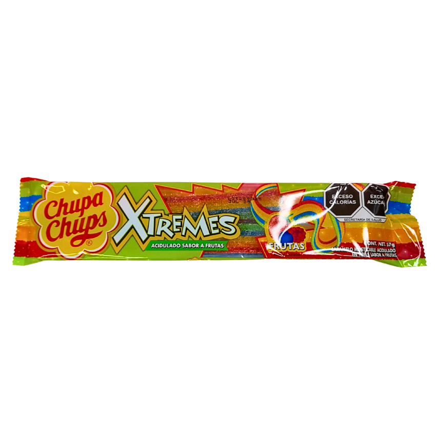 Chupa Chups Xtremes Aciditos Tira 8pz