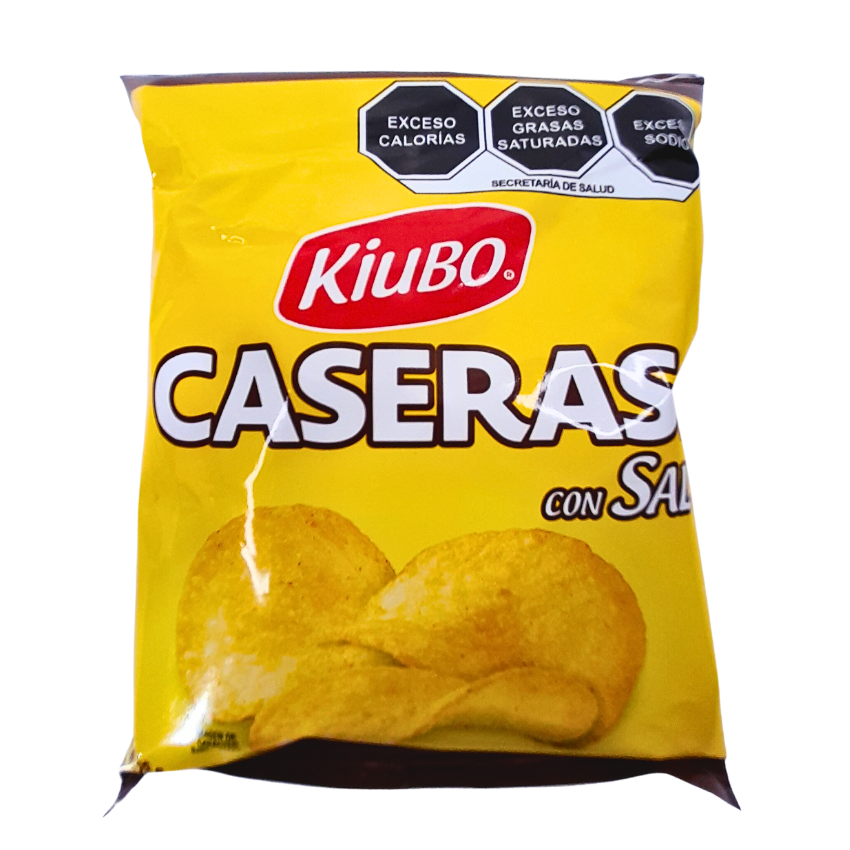Kiubo Papas Caseras con Sal 10pz