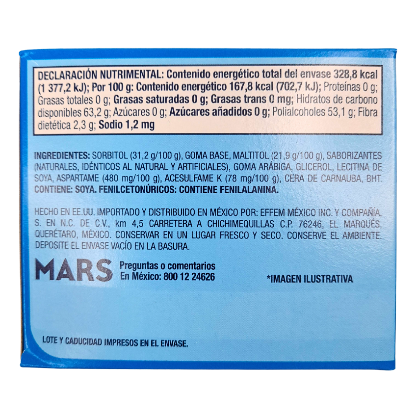 Mars Wrigleys Orbit 4's Menta 40pz