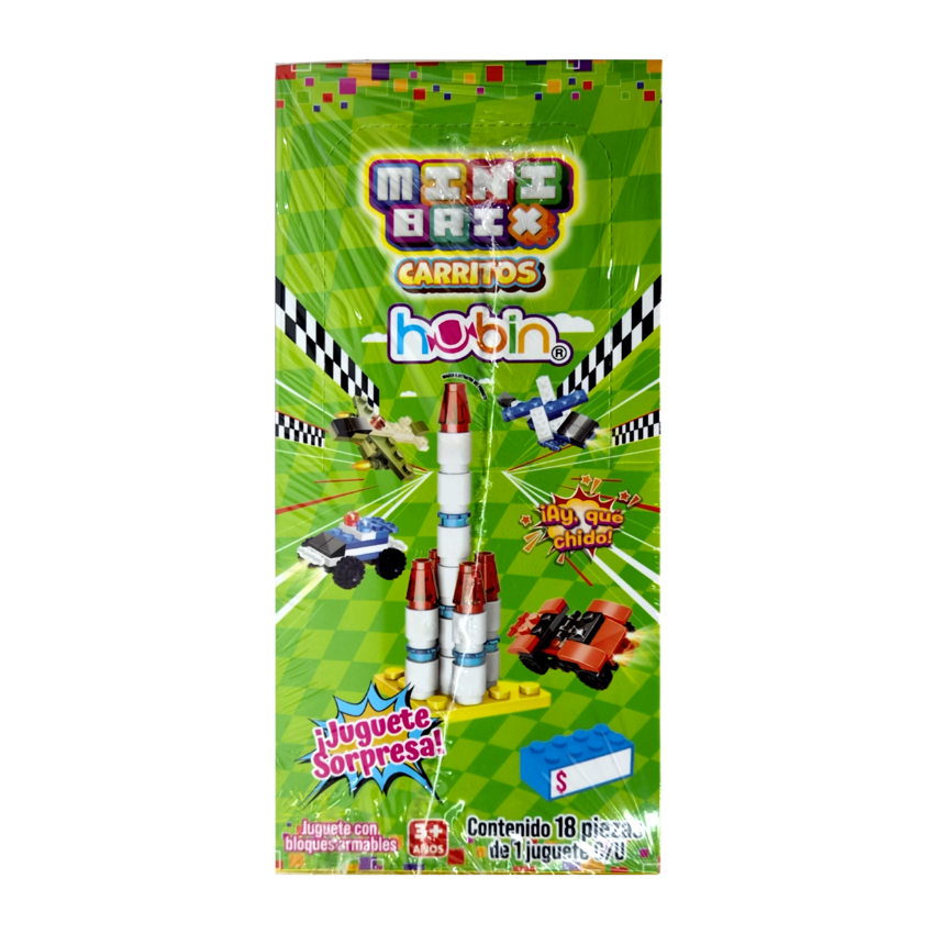Hubin Mini Brix Carritos 18pz