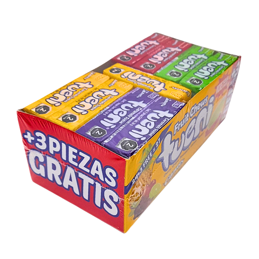caramelo suave con sabores frutales tueni canels