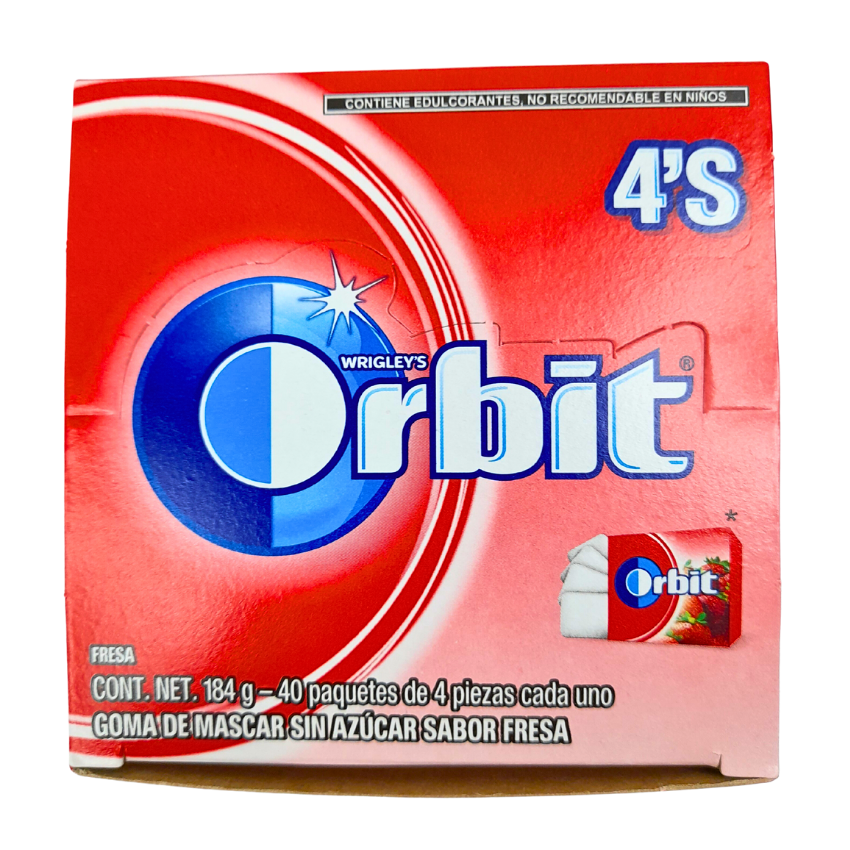 Mars Wrigleys Orbit 4's Fresa 40pz