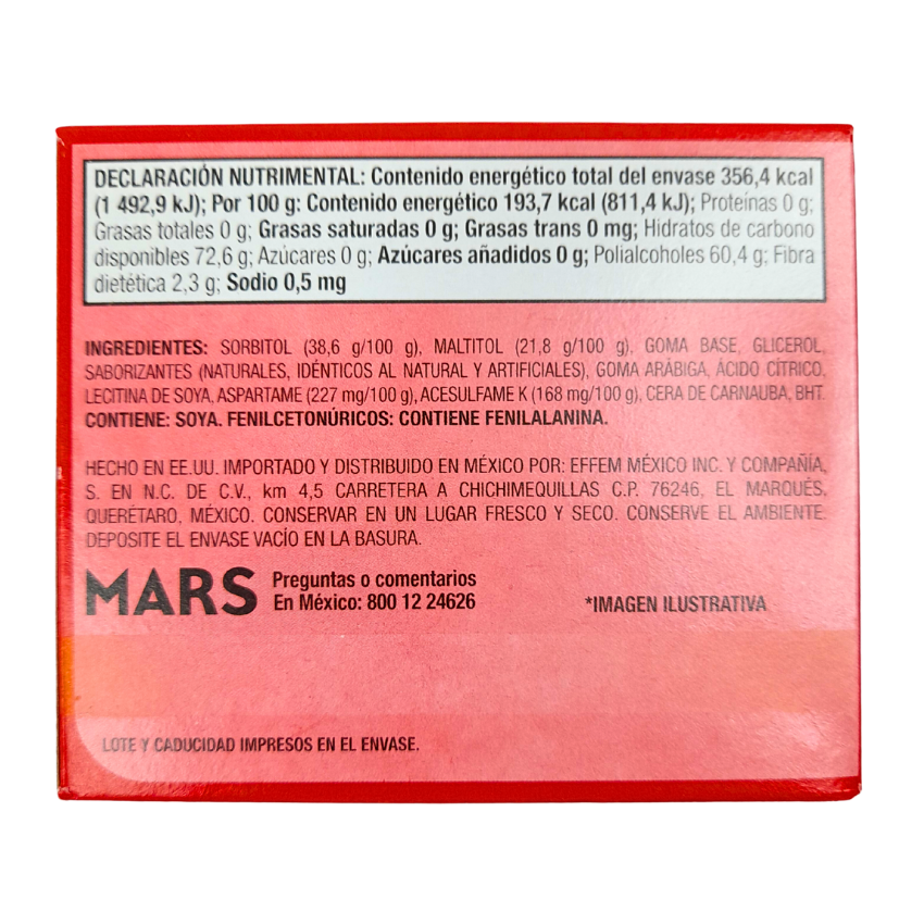 Mars Wrigleys Orbit 4's Fresa 40pz