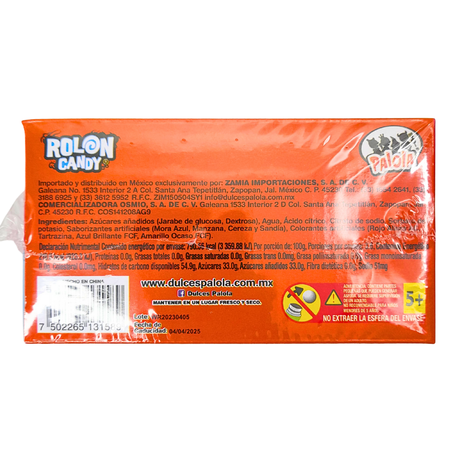 caramelo líquido sabores frutales mora azul, manzana, cereza, sandía candy rolon delicias