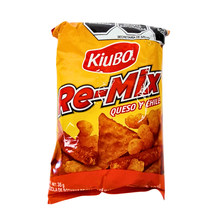 Kiubo Remix Mega Queso y Chile 10pz