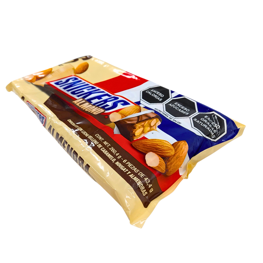 Mars Snickers Almendra 6pz
