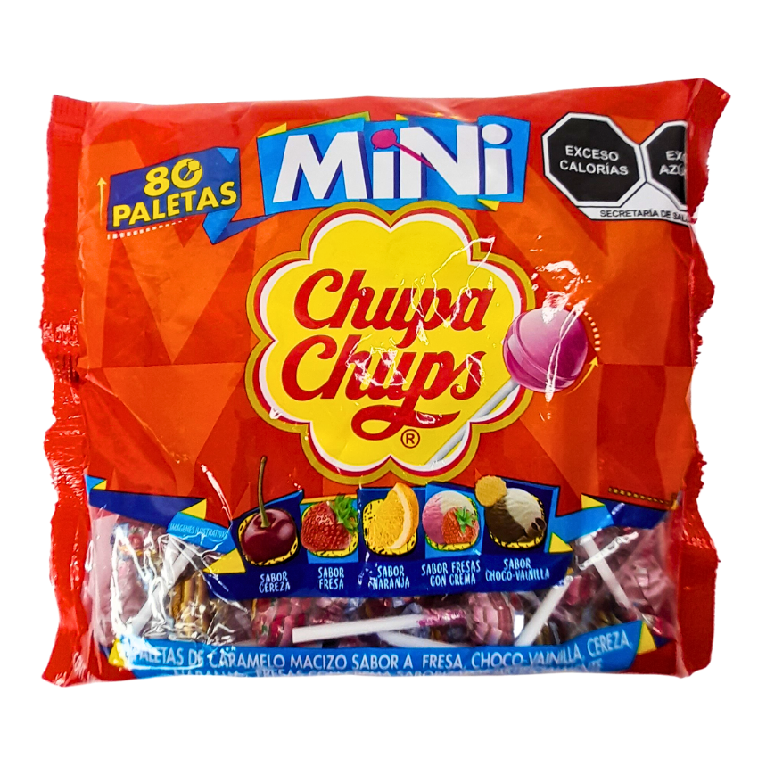 Chupa Chups Paleta Mini 80pz