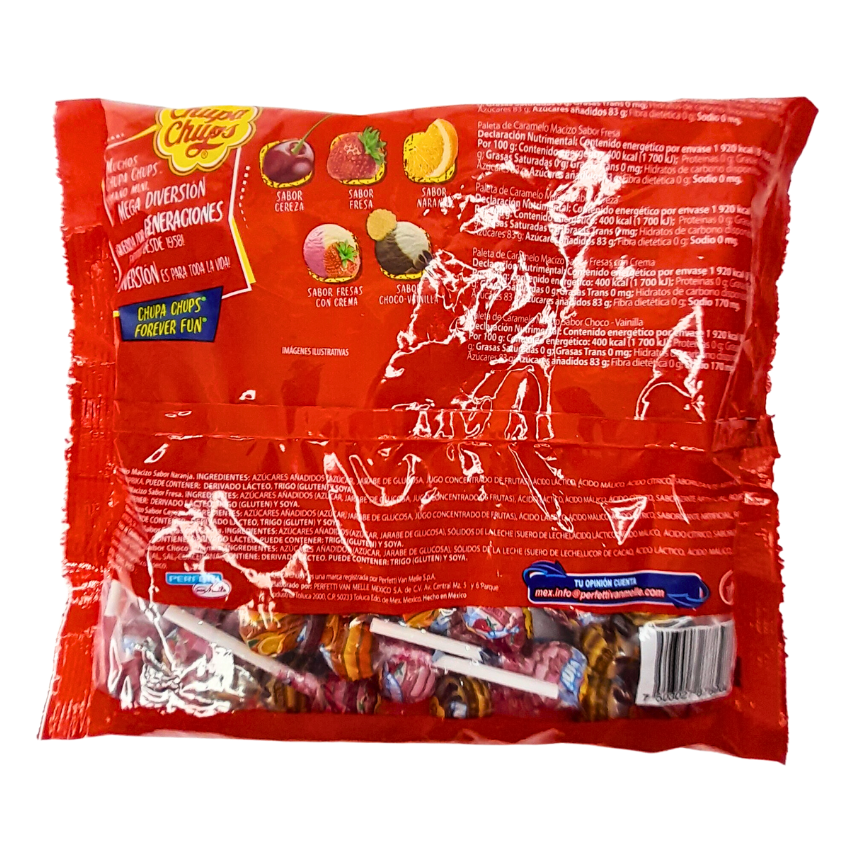 Chupa Chups Paleta Mini 80pz