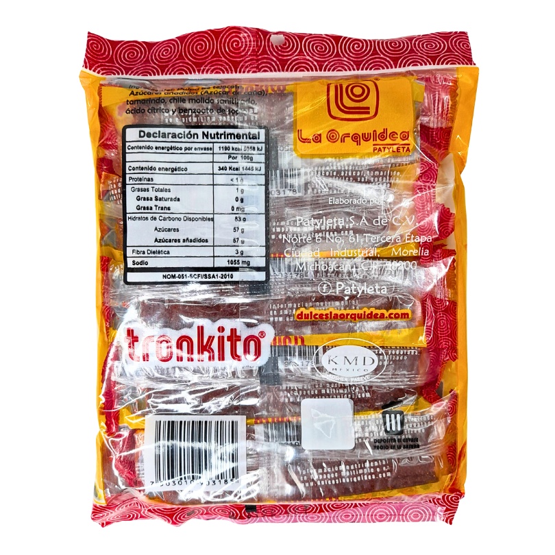 caramelo suave de tamarindo enchilado tronkito la orquidea