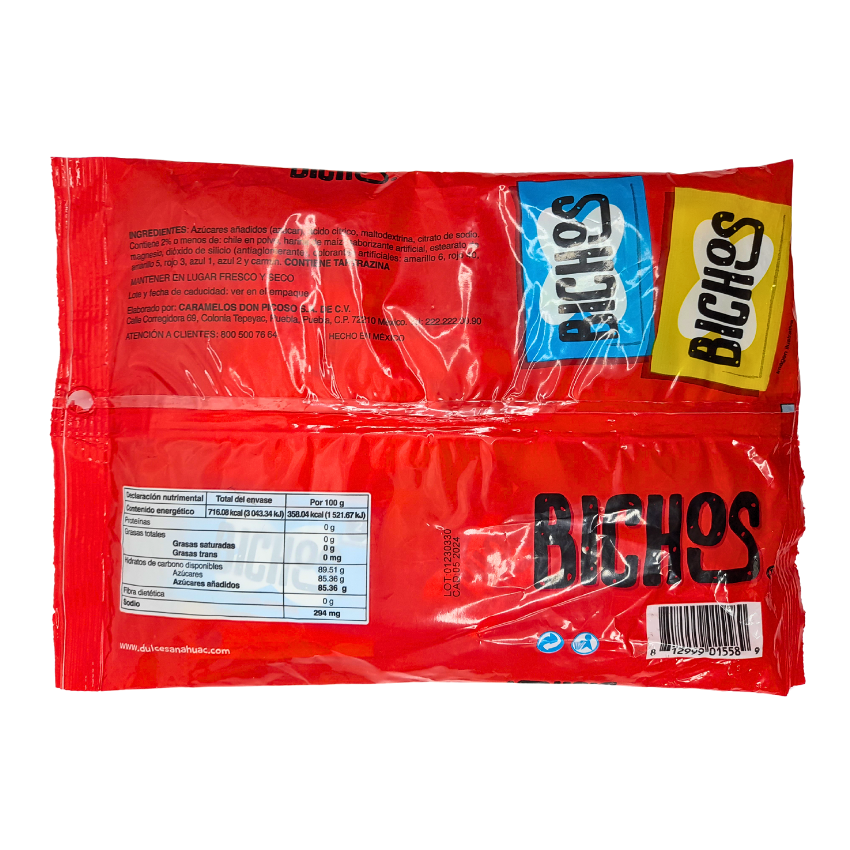 Anahuac Chilito Bichos 100pz